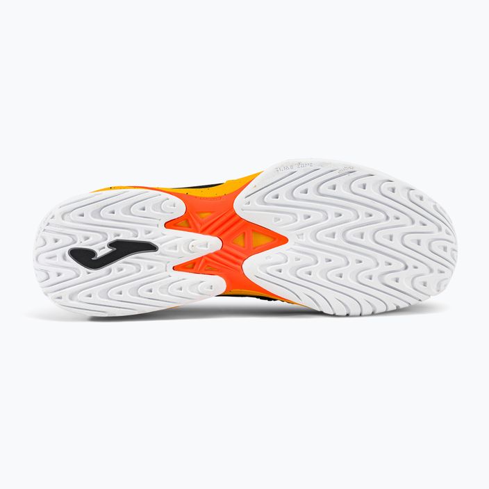 Joma T.Ace 2301 men's tennis shoes black and orange TACES2301T 5