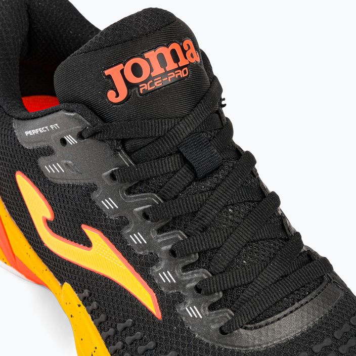 Joma T.Ace 2301 men's tennis shoes black and orange TACES2301T 8