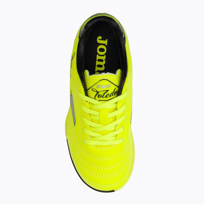 Joma Toledo TF children's football boots lemon fluor/black 6