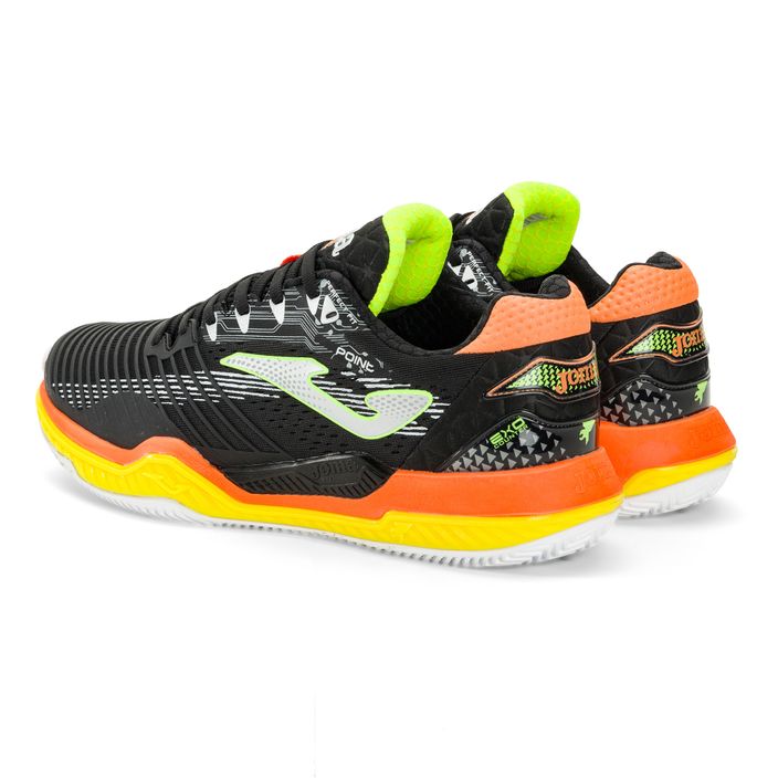 Men's tennis shoes Joma Point P black/orange 3