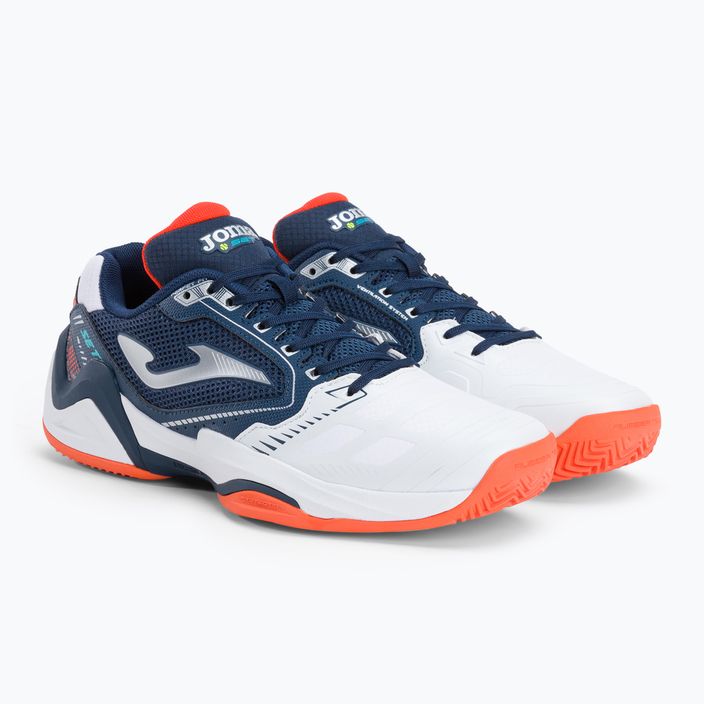 Joma T.Set CLAY men's tennis shoes navy blue and white TSETS2332P 4