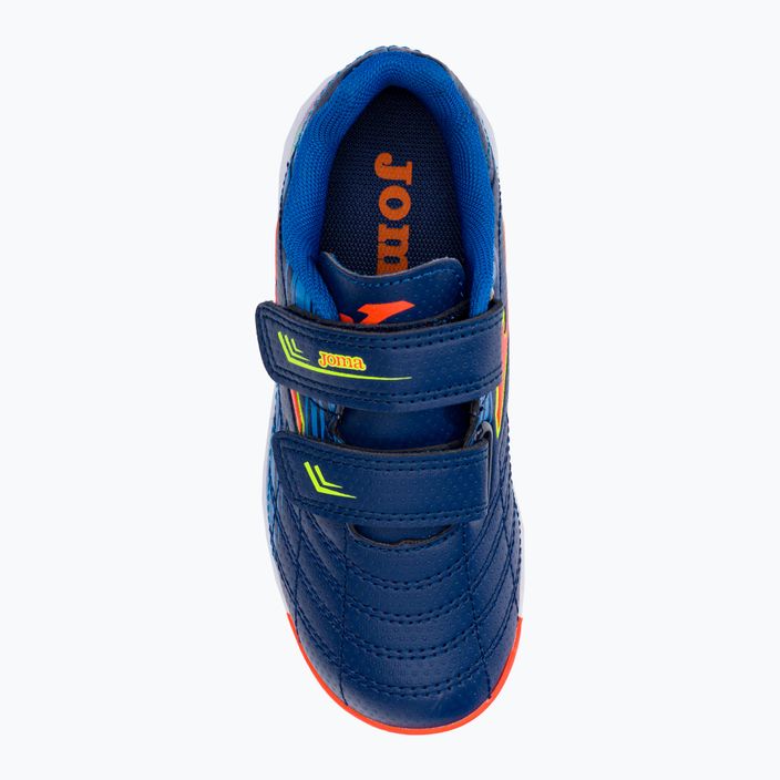 Joma Xpander IN navy/orange fluor children's football boots 6