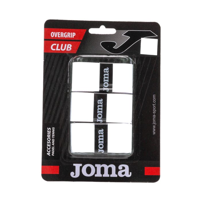 Joma Club Cuhsion tennis racket wraps 3 pcs white 400748.200 2