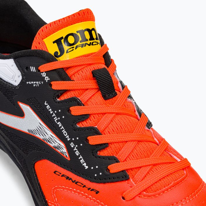 Joma Cancha TF men's football boots orange/black 8