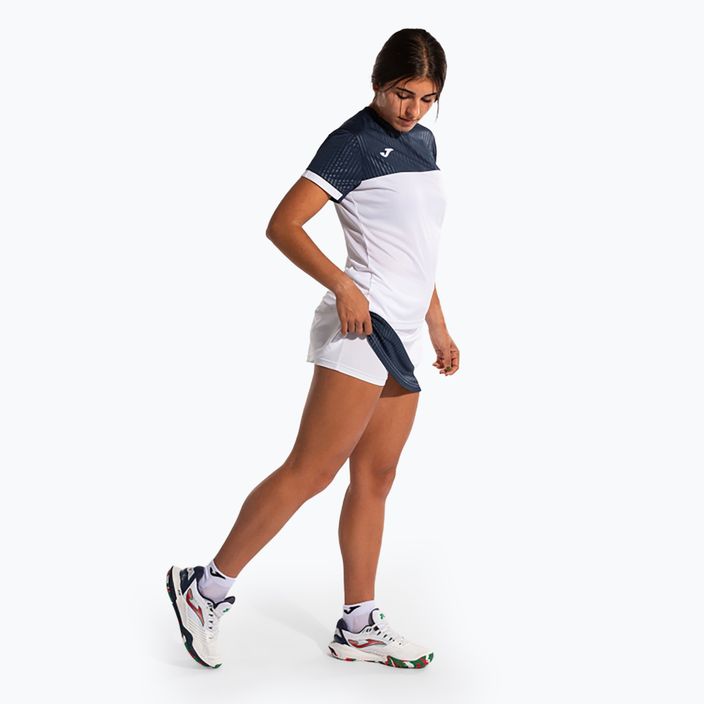 Women's tennis skirt Joma Montreal white/navy 3