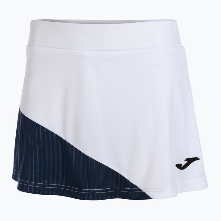 Women's tennis skirt Joma Montreal white/navy 8