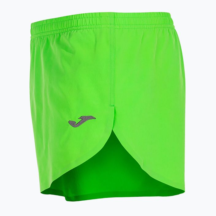 Joma Olimpia fluor green running shorts 4