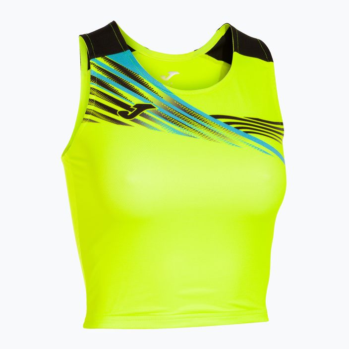 Women's running top Joma Elite X fluor yellow/black 6