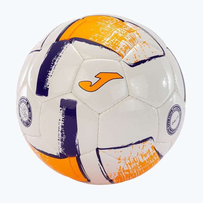 Joma Dali II football fluor white/fluor orange/purple size 4 3
