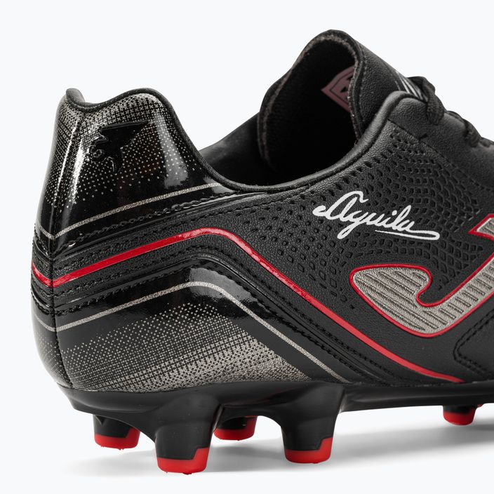 Men's Joma Aguila FG football boots black/red 9