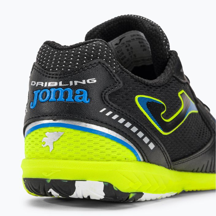 Men's football boots Joma Dribling IN black/lemon fluor 10