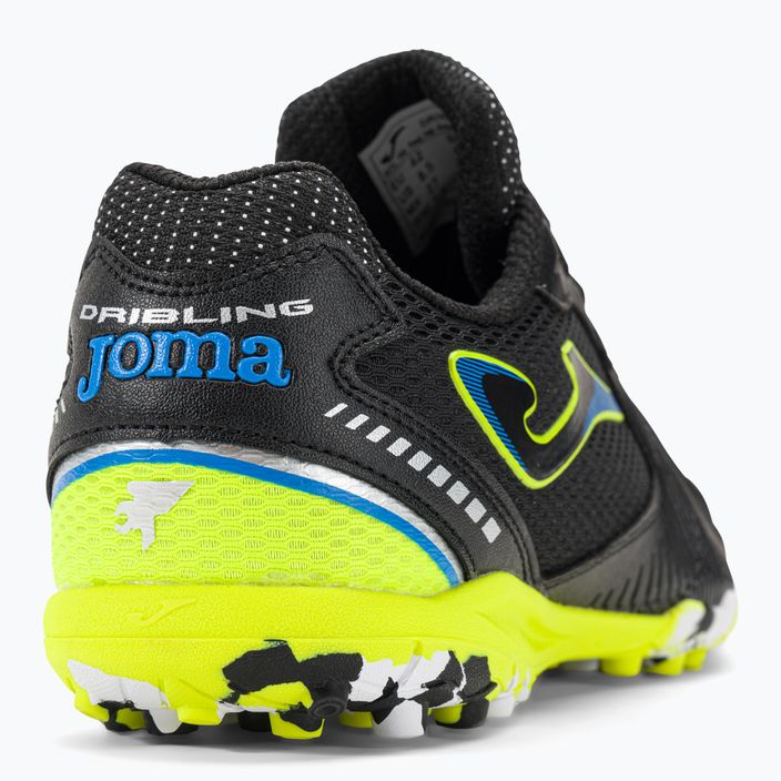 Men's Joma Dribling TF football boots black/lemon fluor 10