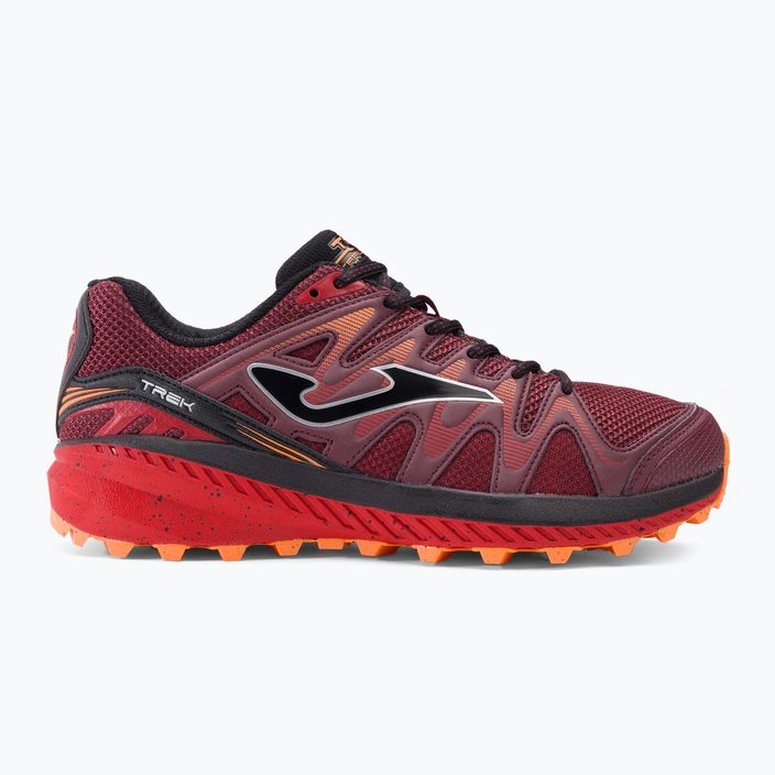 Joma Trek 2306 burgundy men's running shoes 2
