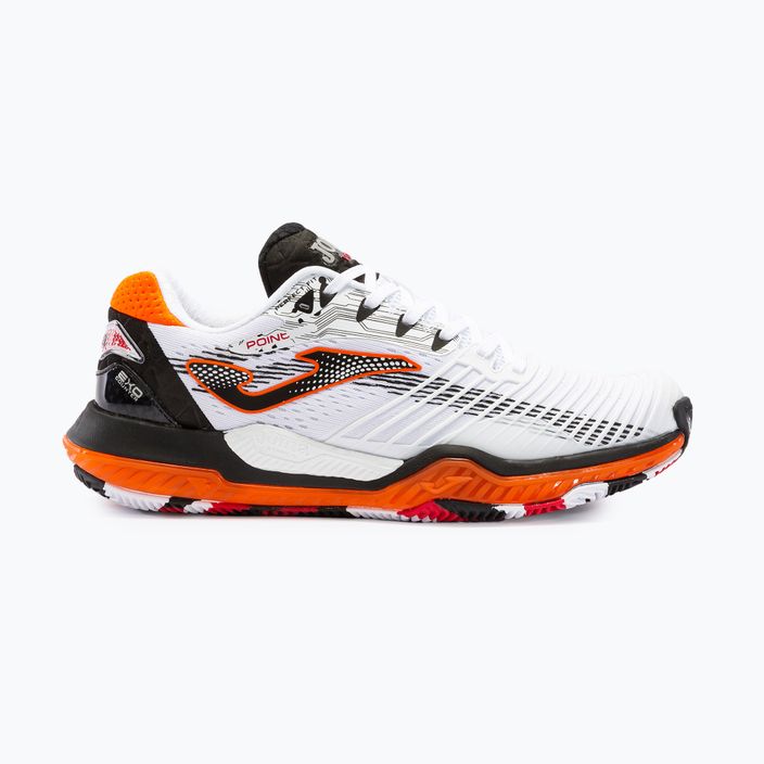 Men's tennis shoes Joma Point white/black/orange 11