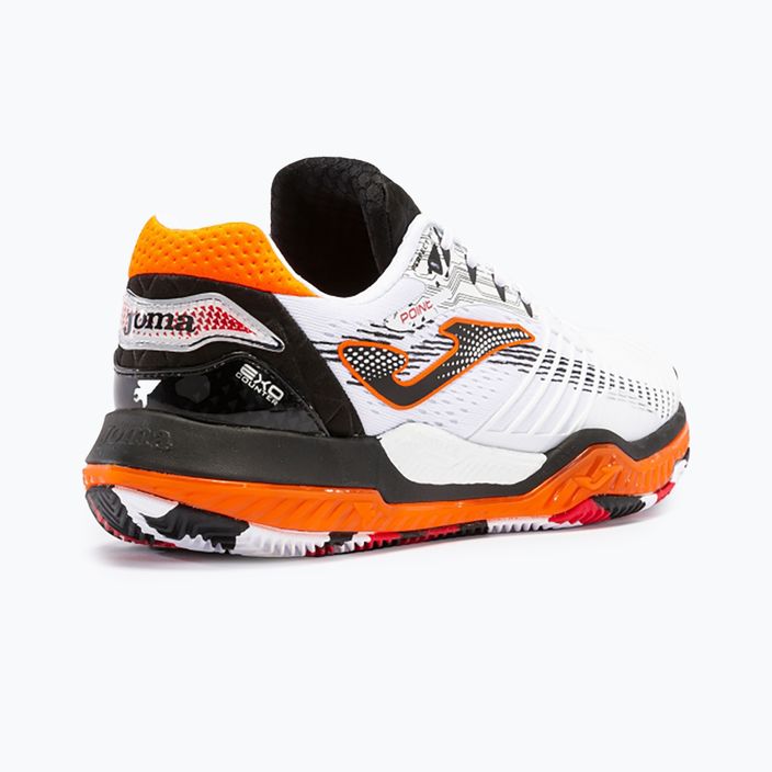 Men's tennis shoes Joma Point white/black/orange 13