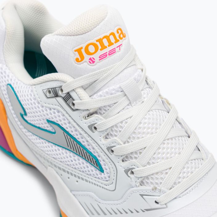 Women's tennis shoes Joma Set Lady AC white/orange 8