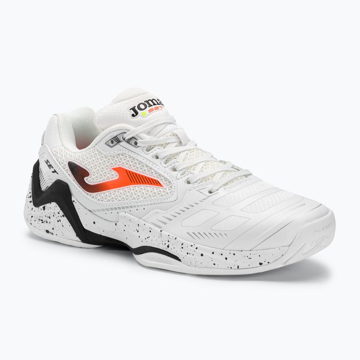 Men's tennis shoes Joma Set AC white/orange/black