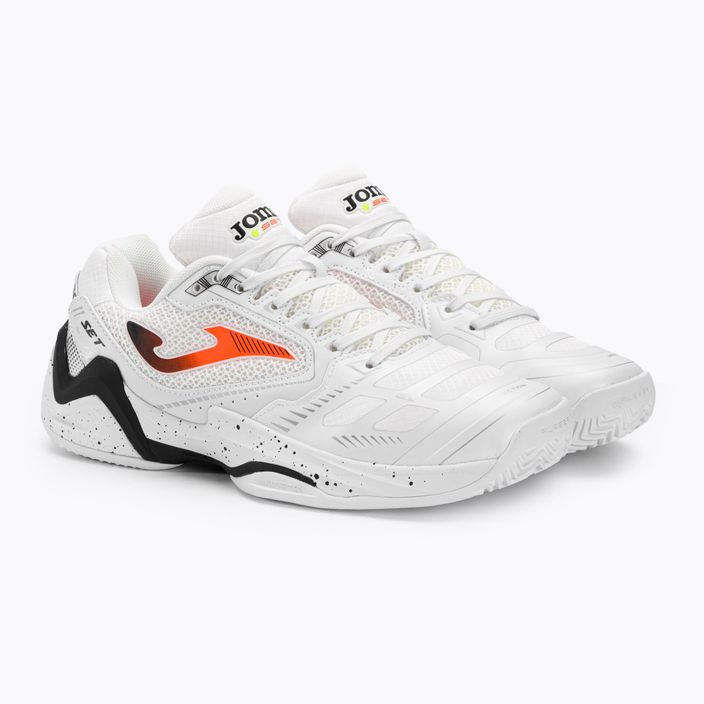 Men's tennis shoes Joma Set white/orange/black 4