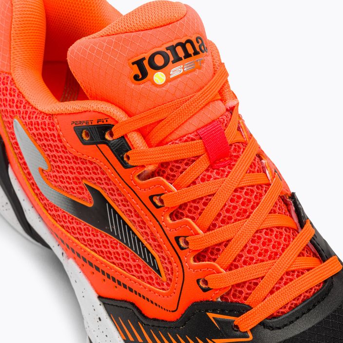 Men's tennis shoes Joma Set AC orange/black 8