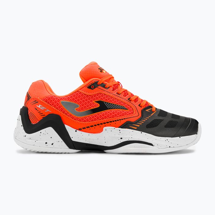Men's tennis shoes Joma Set orange/black 2