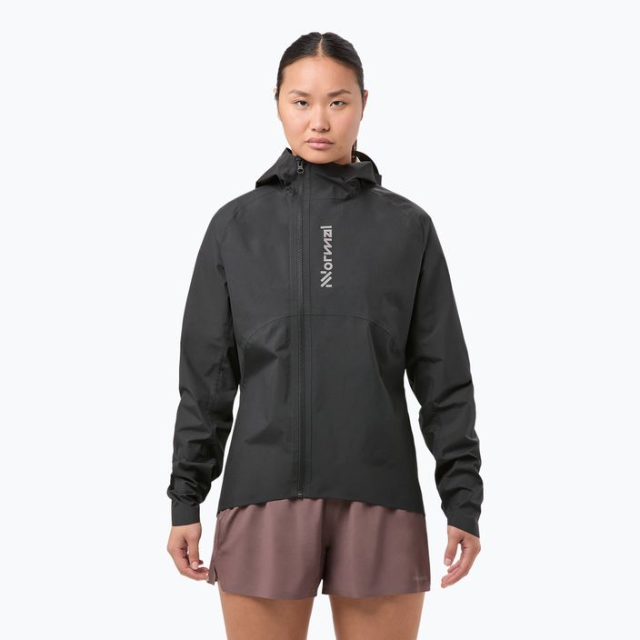 Women's running jacket NNormal Trail Rain black