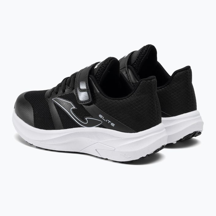 Joma Elite black/white children's running shoes 3