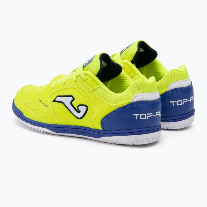 Children's football boots Joma Top Flex Jr IN lemon fluor 3