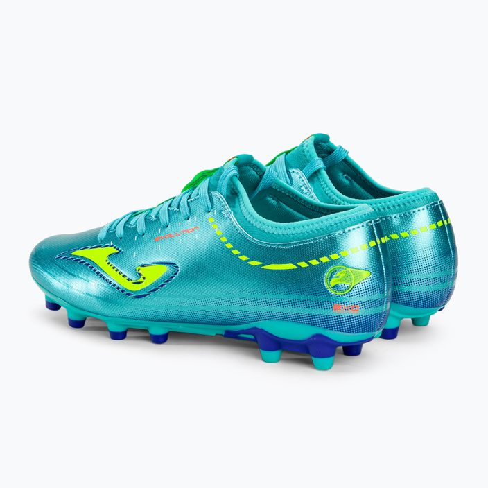 Men's football boots Joma Evolution FG turquoise 3
