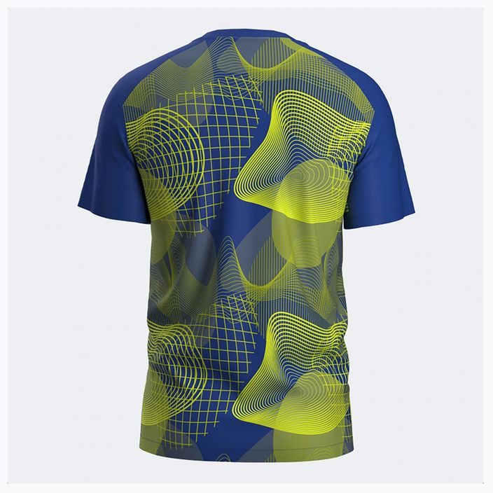 Men's tennis shirt Joma Challenge blue 2