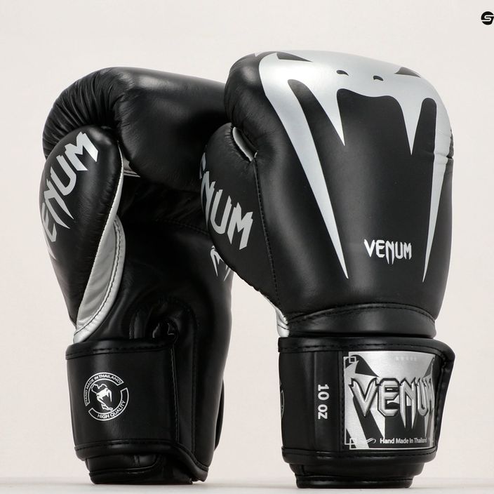 Venum Giant 3.0 black and silver boxing gloves 2055-128 10