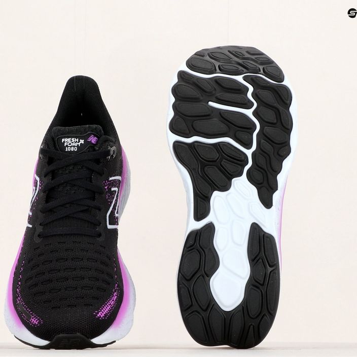 New Balance Fresh Foam 1080 v12 black/purple women's running shoes 12