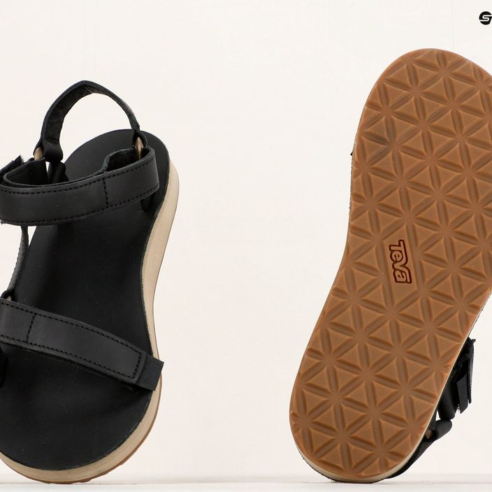 Women's hiking sandals Teva Original Universal Leather black 13