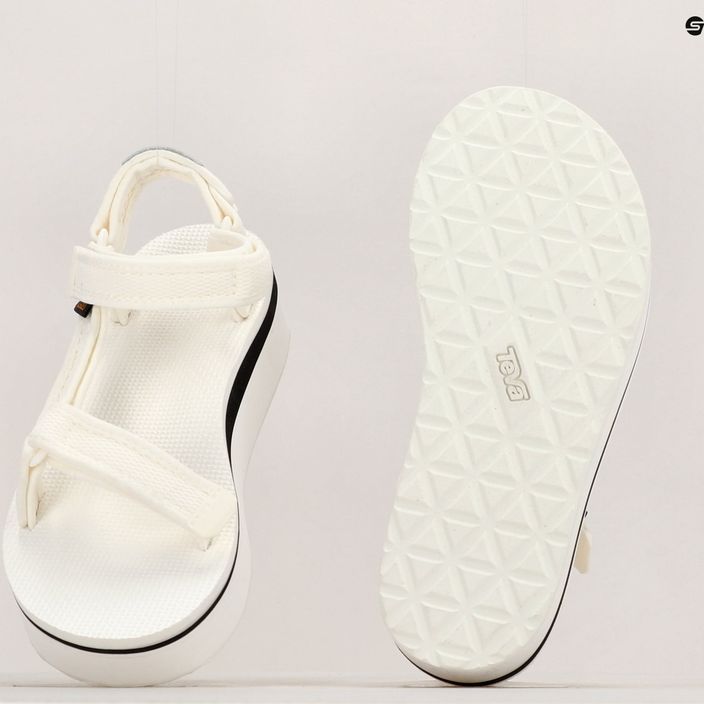 Women's hiking sandals Teva Flatform Universal Mesh Print bright white 11
