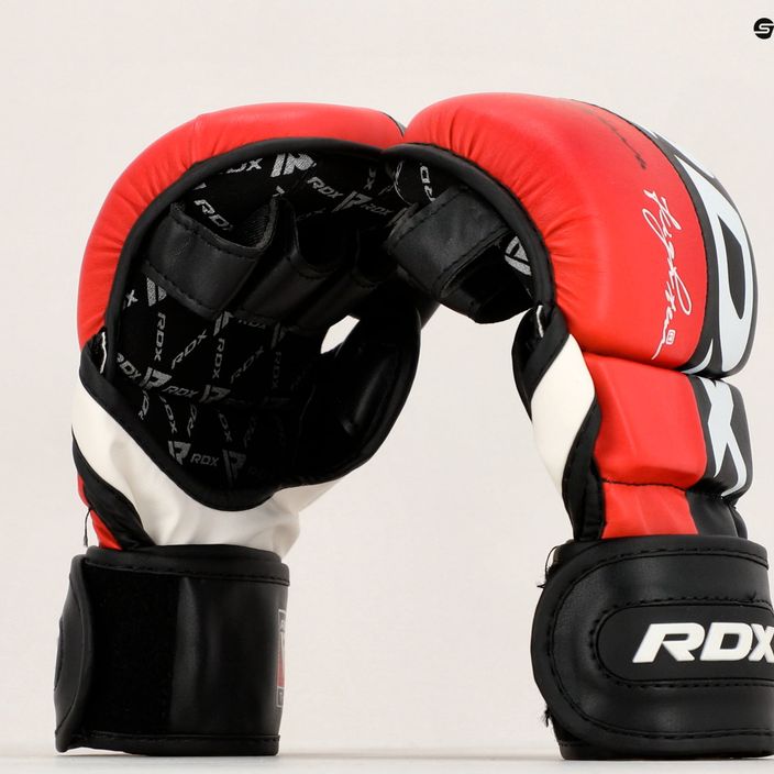 RDX Grappling Glove REX T6 Plus red 8