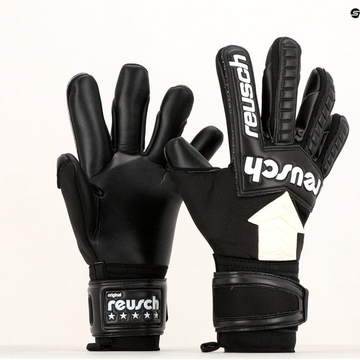 Reusch Legacy Arrow Silver goalkeeper gloves black 5370204-7700 10