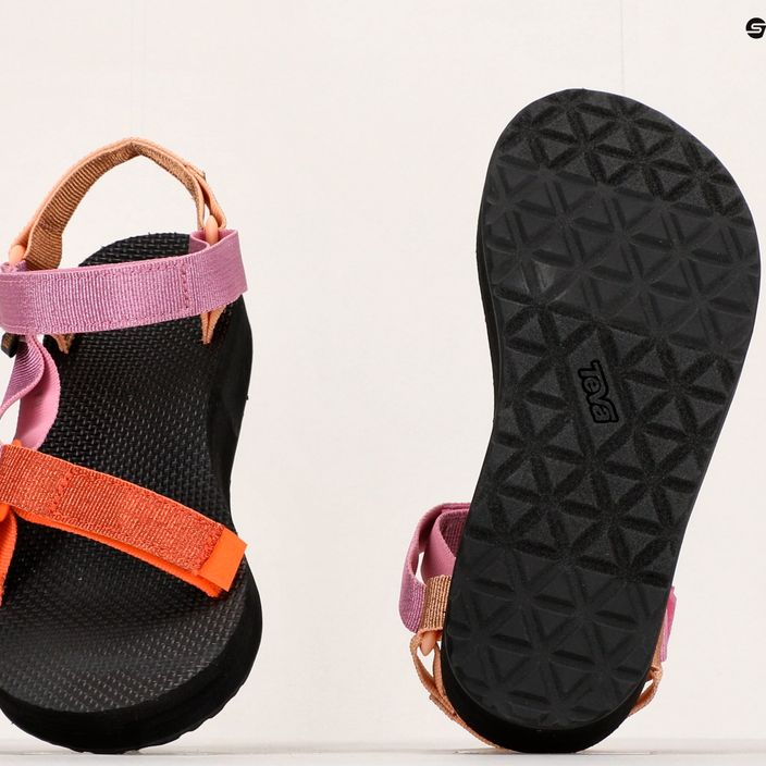 Women's Teva Midform Universal pink-orange trekking sandals 1090969 10
