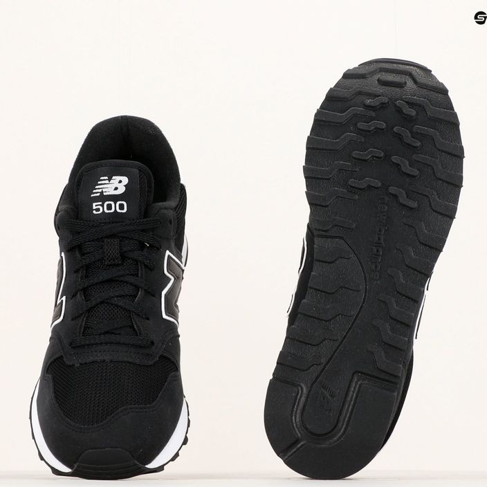 New Balance men's shoes GM500V2 black / white 12