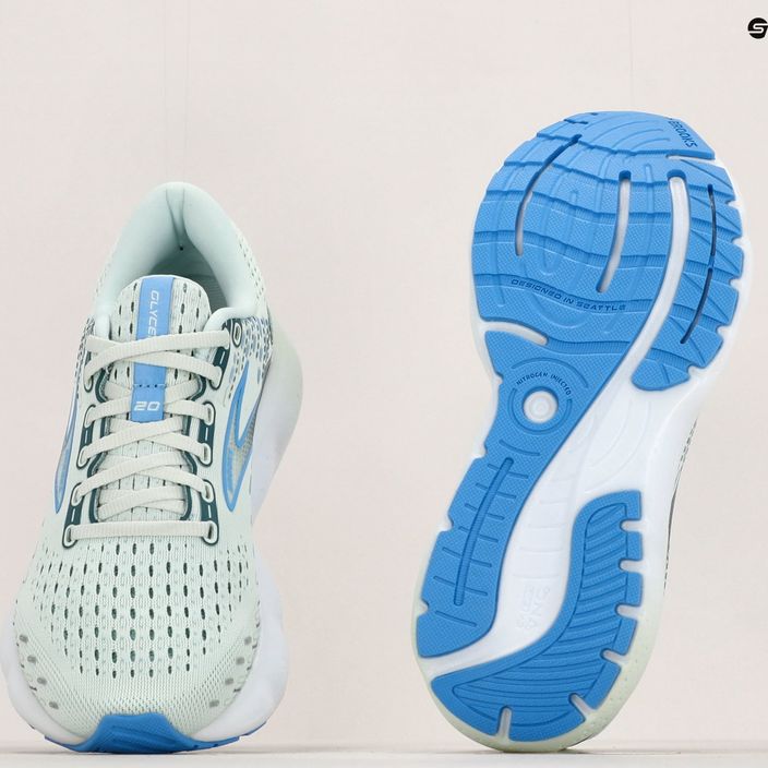 Women's running shoes Brooks Glycerin 20 blue glass/marina/legion blue 16