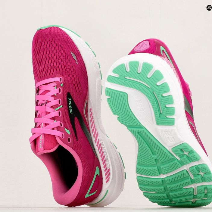 Women's running shoes Brooks Adrenaline GTS 23 pink/festival fuchsia/black 23