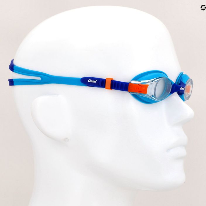 Cressi Dolphin 2.0 azure/blue children's swim goggles USG010220 7