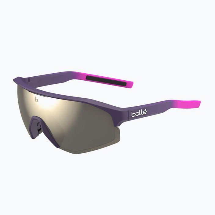 Bollé Lightshifter burgundy pink matte/tns gold sunglasses
