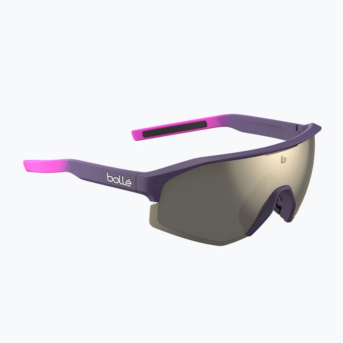 Bollé Lightshifter burgundy pink matte/tns gold sunglasses 4