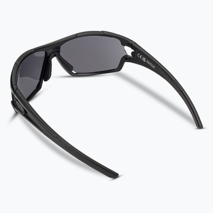 Tifosi Amok matte black/smoke/ac red/clear cycling glasses 3