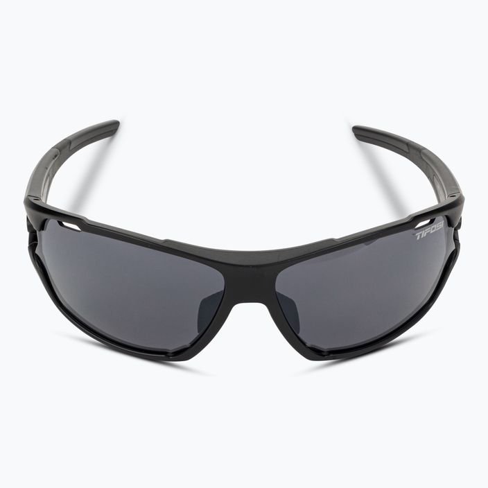Tifosi Amok matte black/smoke/ac red/clear cycling glasses 4