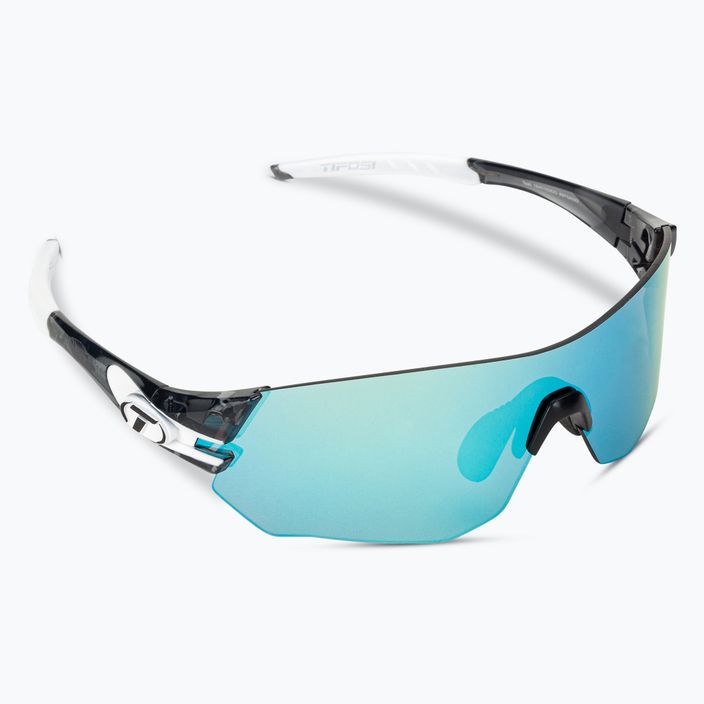 Tifosi Tsali Clarion crystal smoke/white/clarion blue/ac red/clear cycling glasses 2