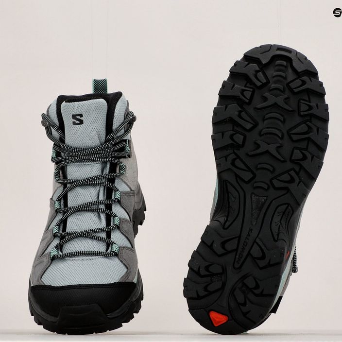 Women's trekking boots Salomon Quest Rove GTX quarry/qush/black 20