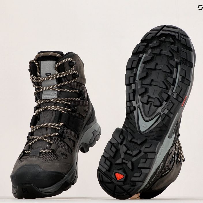 Women's trekking boots Salomon Quest 4 GTX magnet/black/sun 19