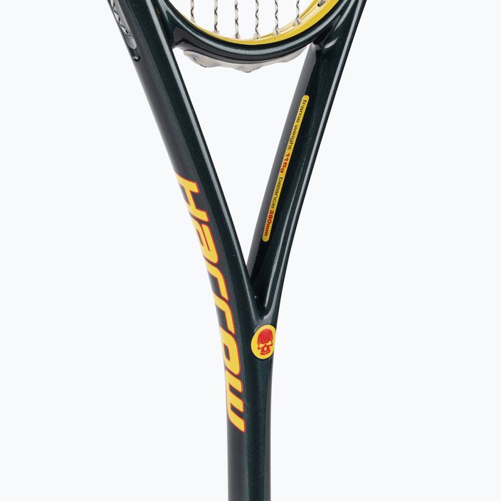 Squash racket Harrow Vapor 115 Misfit grey/yellow 4