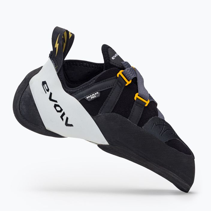 Evolv Shaman Pro 1000 climbing shoes black and white 66-0000062301 2