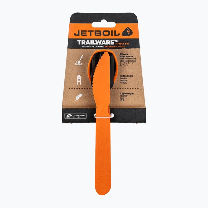 Jetboil TrailWare orange cutlery 10